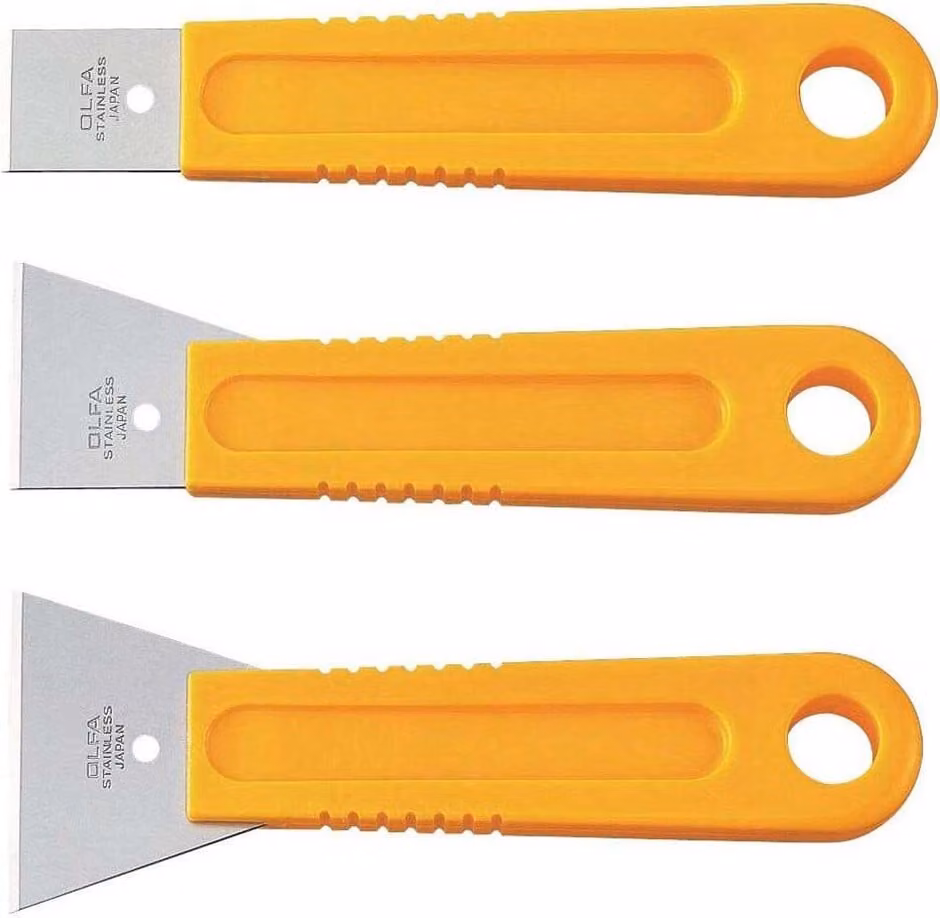 OLFA SCR-L - Raschietto con lama in acciaio inox da 60 mm