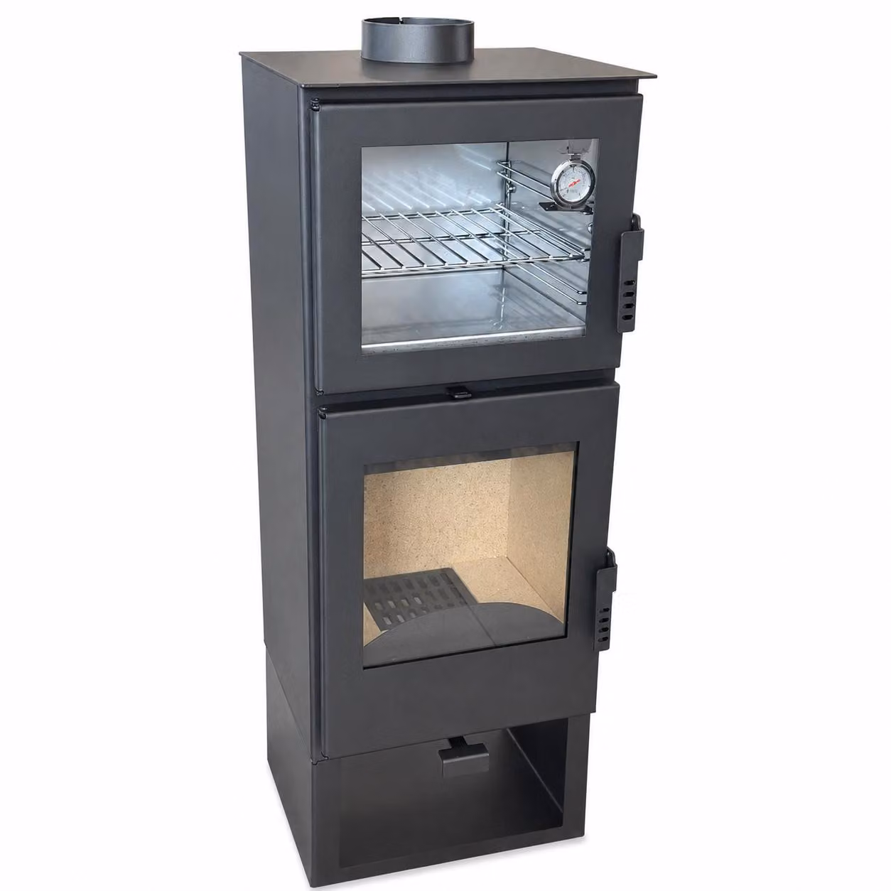 Stufa a legna Verso Sophia F, 7,5 kW, con forno in acciaio inossidabile – stufa a combustibile solido