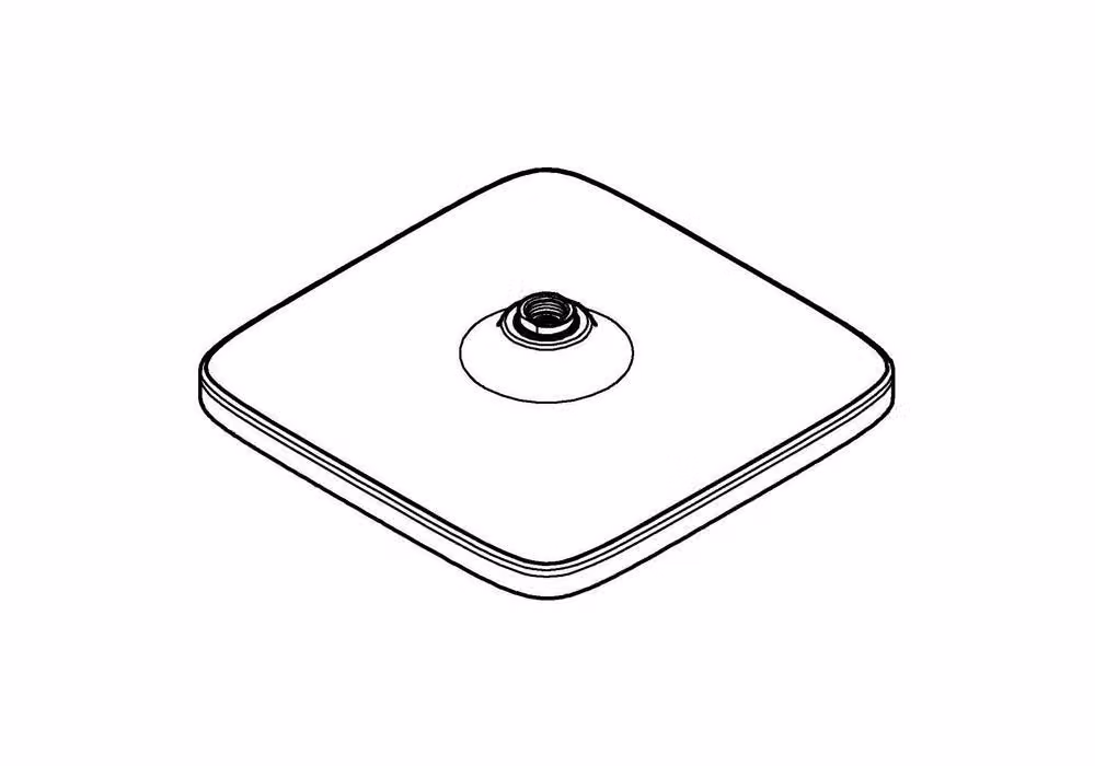 Soffione Tempesta Cube 250 250x250mm cromato