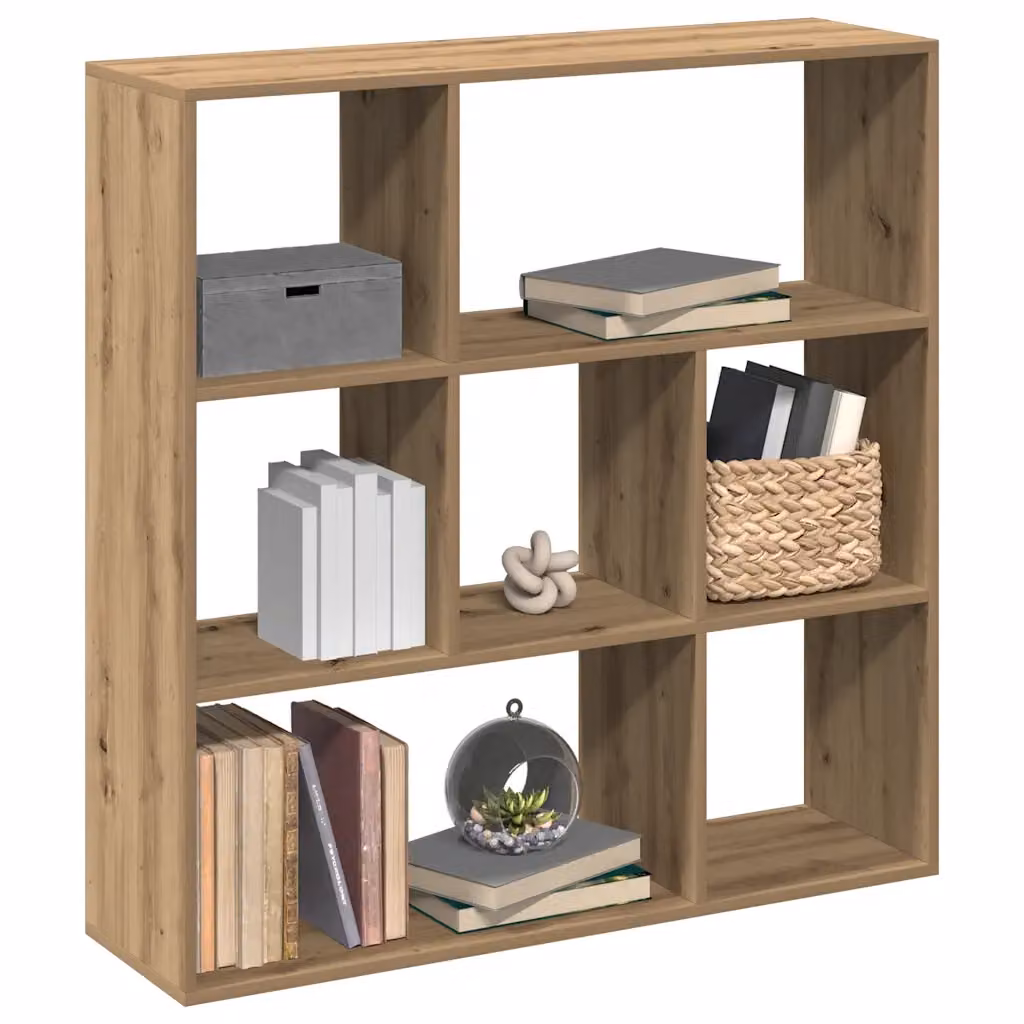 Libreria Divisorio Moderna vidaXL in MDF Rovere Marrone L: 102 cm, P: 29 cm, H: 103,5 cm