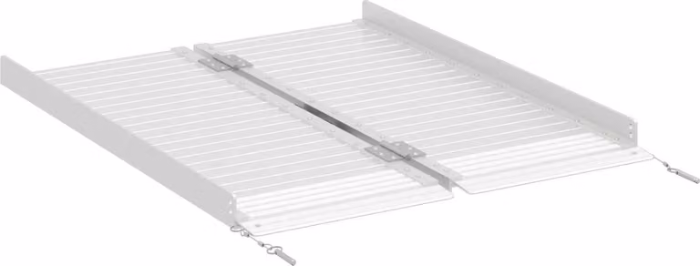 Rampa per sedia a rotelle 270 kg Argento 270 kg Alluminio