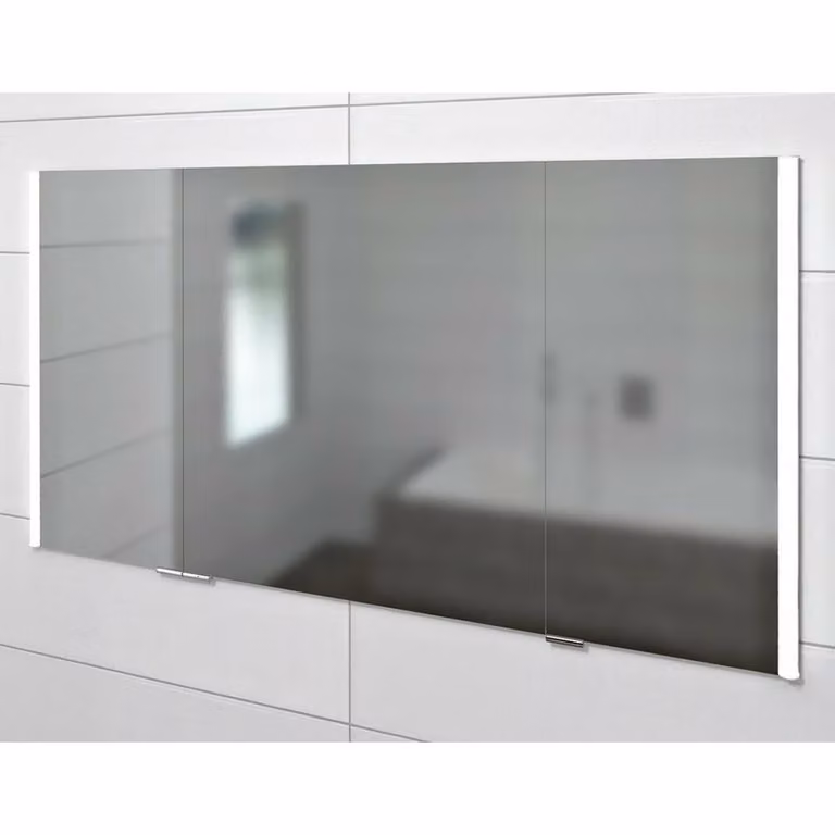 Specchio da incasso INTEGRA, illuminazione a LED, 125,6x70cm