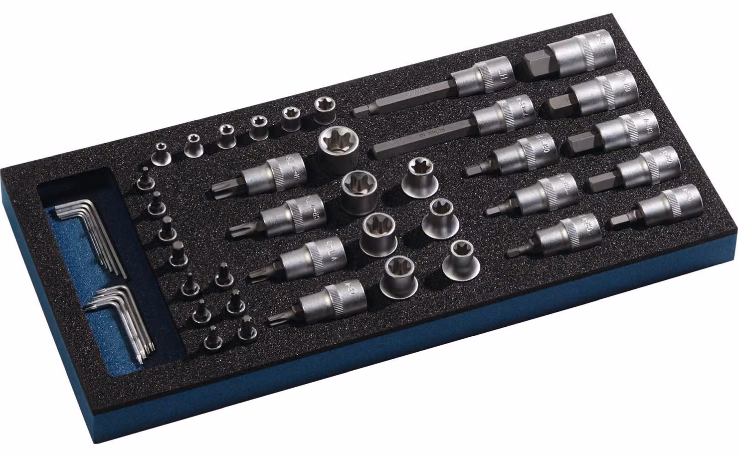 Set di utensili da 46 pezzi, modulo 1/3, chiavi a bussola