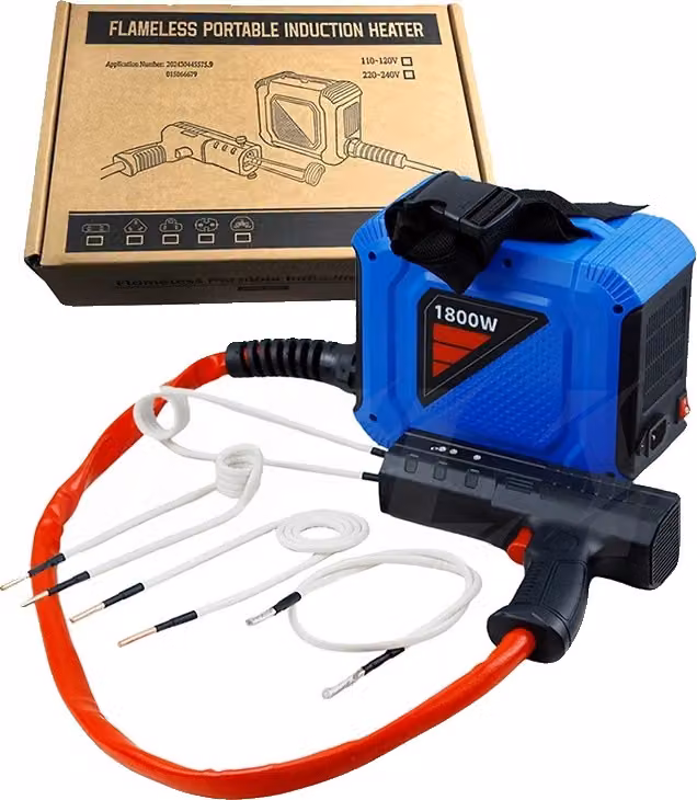 Riscaldatore a induzione portatile, potenza di uscita 1800 W, sistema di raffreddamento ad aria, 1,8 kW, spina UE