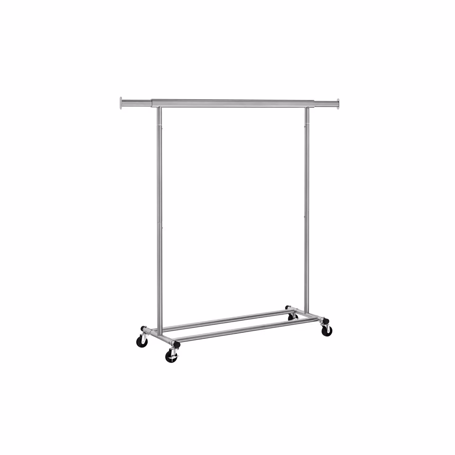 Stand Appendiabiti con Ruote per Carichi Pesanti, Grigio Tortora