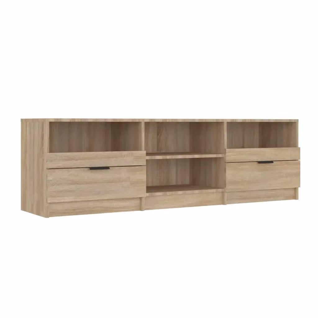 Mobile TV moderno vidaXL in legno color rovere e beige L: 150 cm, P: 33,5 cm, H: 45 cm – 2