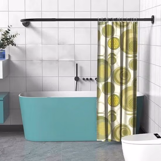 Douchegordijnstang Adattabile - Douchestang Estendibile per Bagno senza Forare