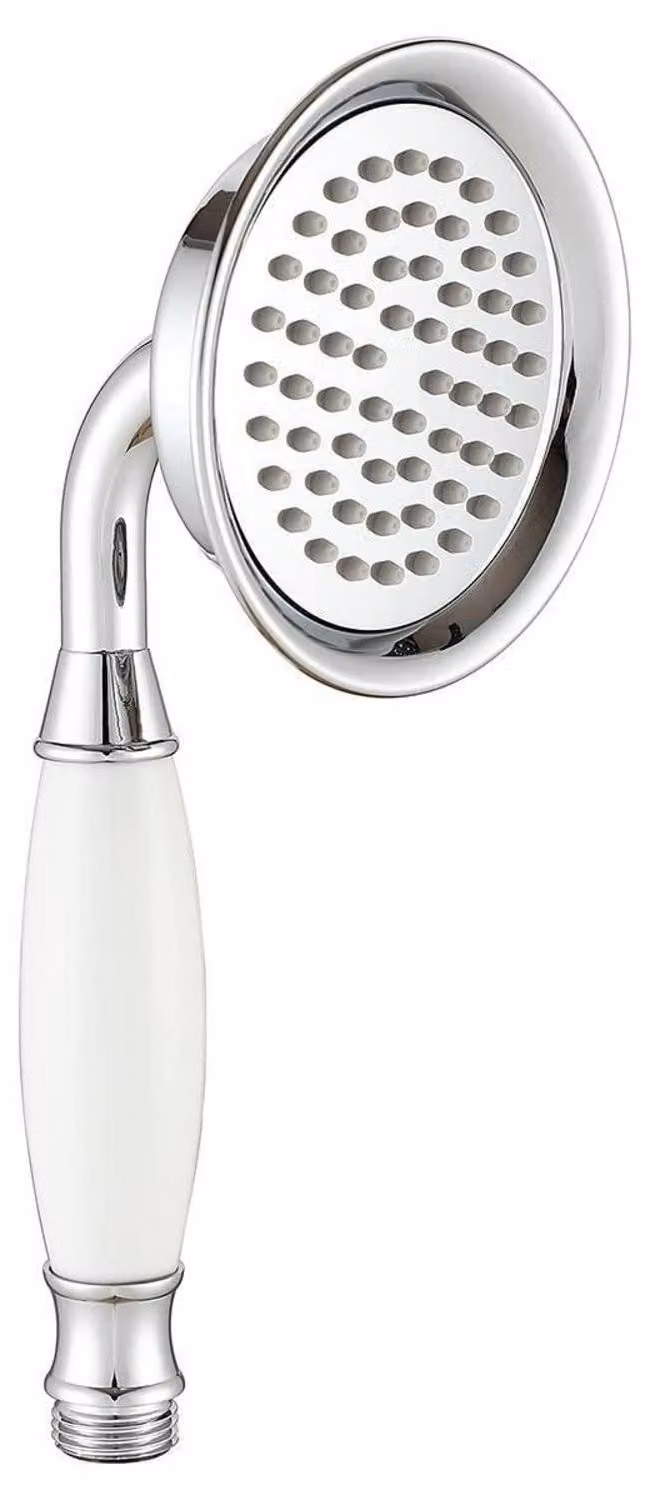 Rubinetto manuale in ottone, Vetroceramica e cromo, stile vittoriano, grande, 9,5 cm