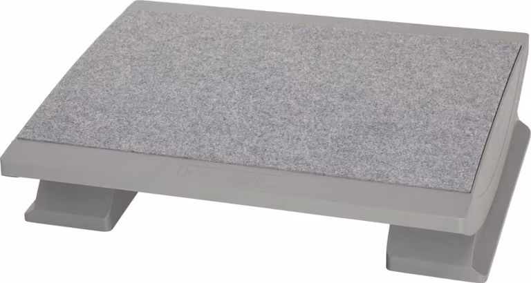MAUL poggiapiedi MAULpro 45 x 39 cm in feltro agugliato regolabile in altezza grigio