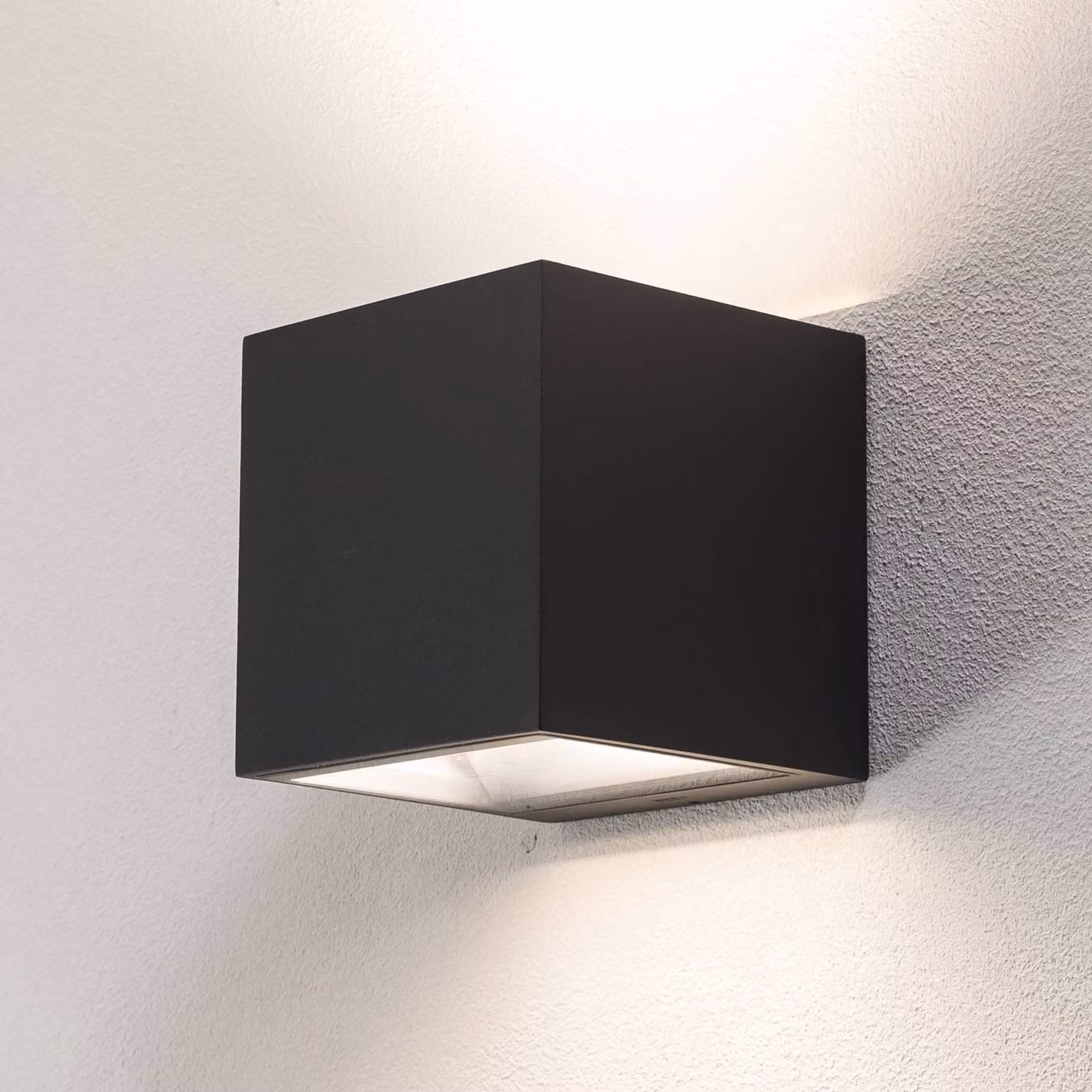 BEGA Applique da esterni a LED 24135 K3, dimmerabile, Nero, Alluminio, Moderno, Applique LED da esterni