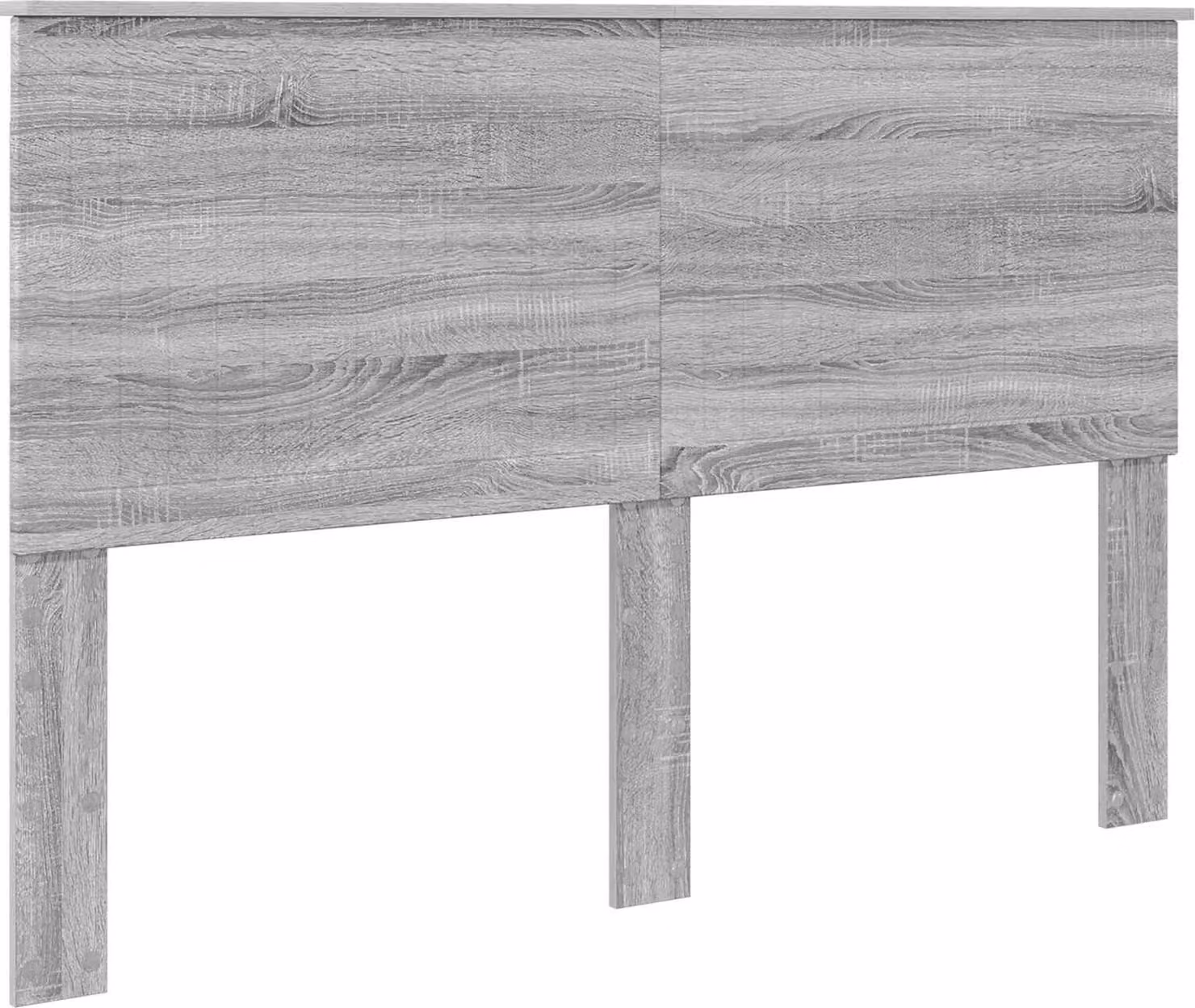 Testiera con testiera Grigio Sonoma 150 cm Legno multistrato