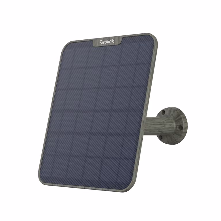 Pannello solare Reolink 2, potenza 6W, compatibile con la fotocamera a batteria Reolink, cinghia e cavo di collegamento 4M, resistente alle intemperie, colore mimetico