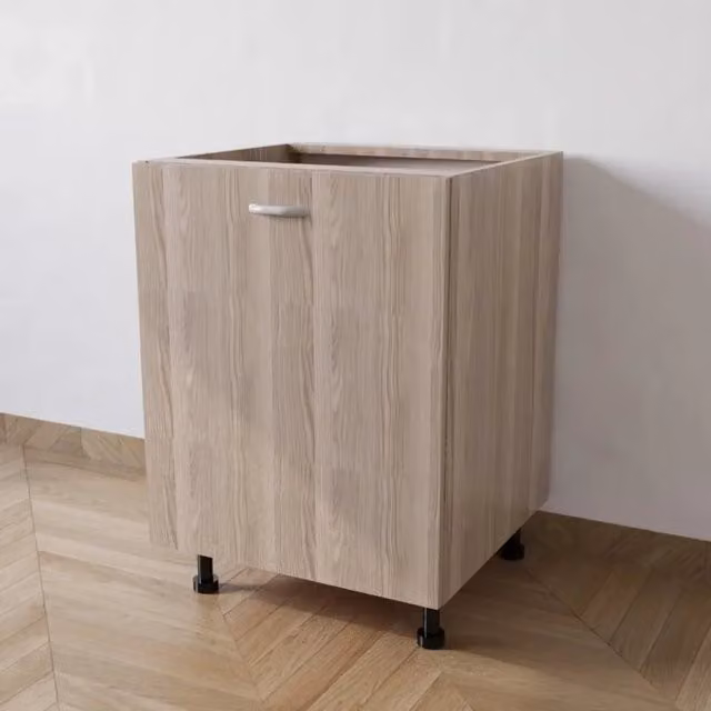 Base cucina Calandrelli con 1 anta in finitura Olmo, L: 60 cm, P: 55,5 cm, H: 72 cm