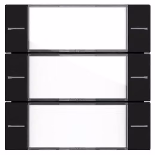 Gira rocker set 3f BSF sensore a pulsante.4.55 chiaro/nero m 5773005