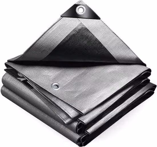 Grigio, 3x4 m, impermeabile, tessuto, tela cerata, 240 g/m², per Poll Car, trampolini, mobili da giardino