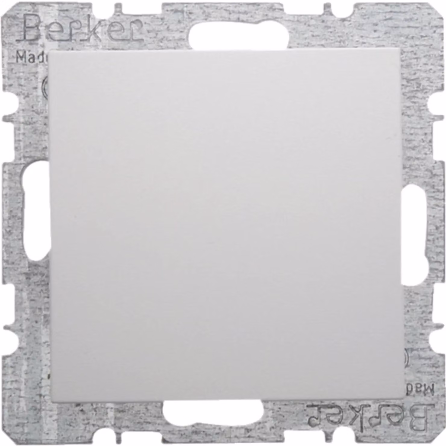 Piastra di chiusura Berker pws/gl con piastra centrale 6710098989