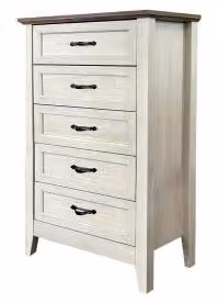Comodino con cassetti, mobiletto laterale, versatile, capiente, colore bianco, realizzato in pannelli di legno (MDF/compensato) e legno massello/bambù