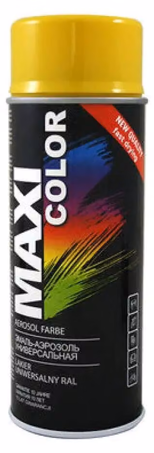 Vernice spray acrilica 400 ml RAL 1021 Maxi Color