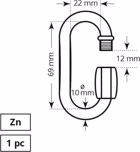 Grillo Rapido 10 Mm Zn 1Dd