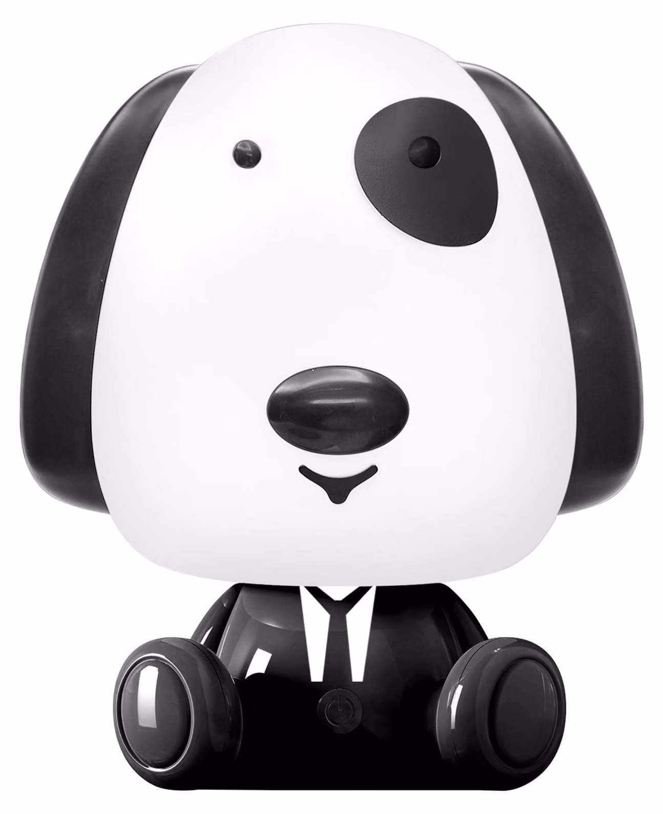 Lampada da tavolo LED per bambini "Cane" nera, 3 W, luce bianca neutra, 93 lm, plastica, dimensioni: 26,5 x 21,5 x 16 cm, IP20, Zuma Line