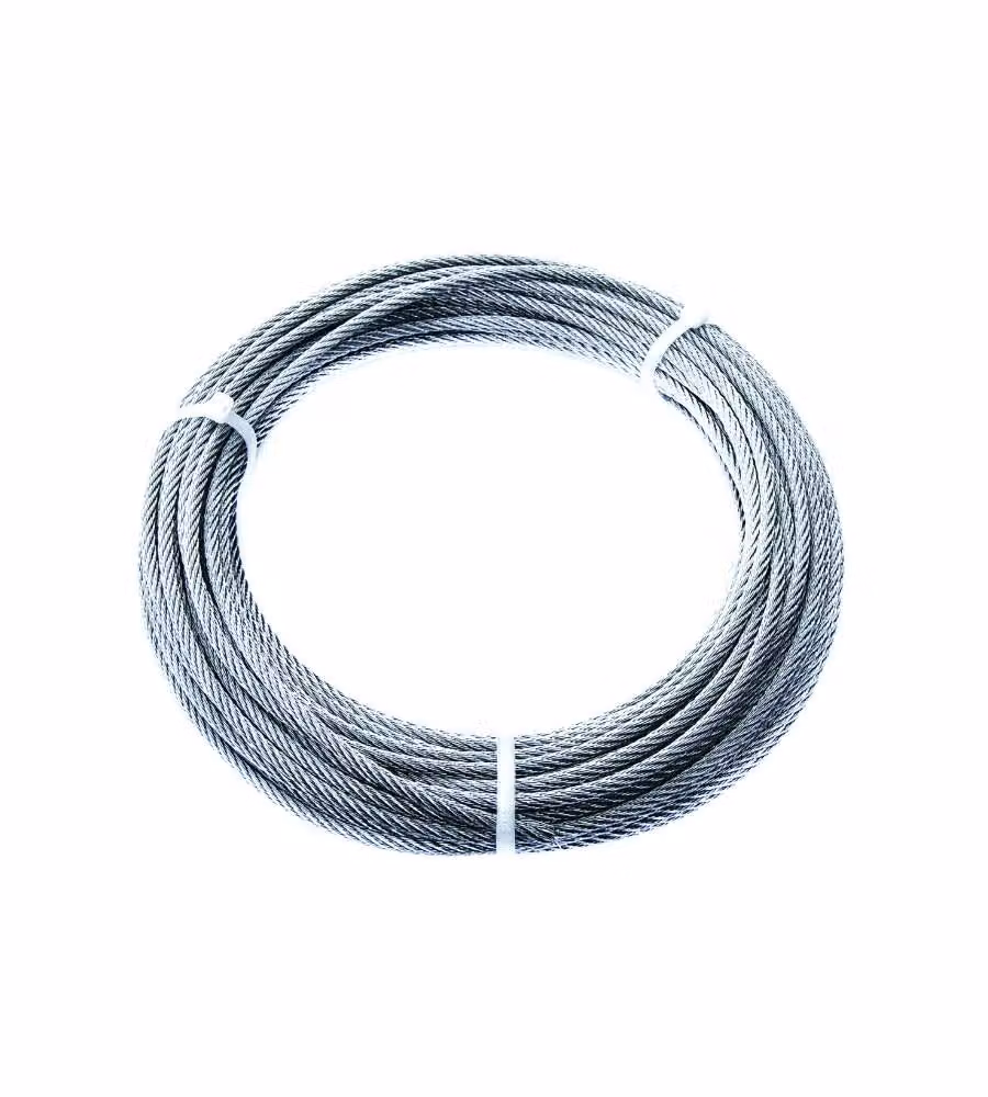 Masidef Fune zincata acciaio nudo 1,5 mm x 10 m grigio multiuso