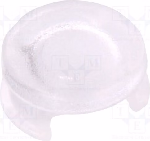10 lenti per LED, conformi alla norma UL94V-2, modello FIX-LC5-8, trasparenti, rotonde, diametro 5 mm, finitura opaca