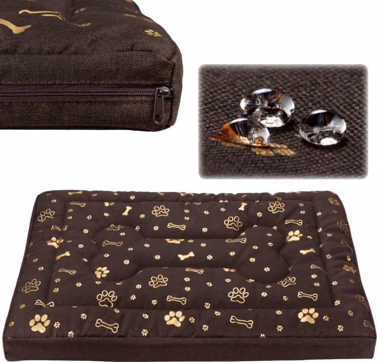 Letto per cani, materasso per cani, Welsti marrone L 100x70