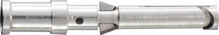 HARTING D-Goldtec Contatto a crimpare Perno di contatto (M) 0,14 mm² - 0,37 mm² AWG26 - AWG22 oro, 1 pezzo Materiale Lega di rame
