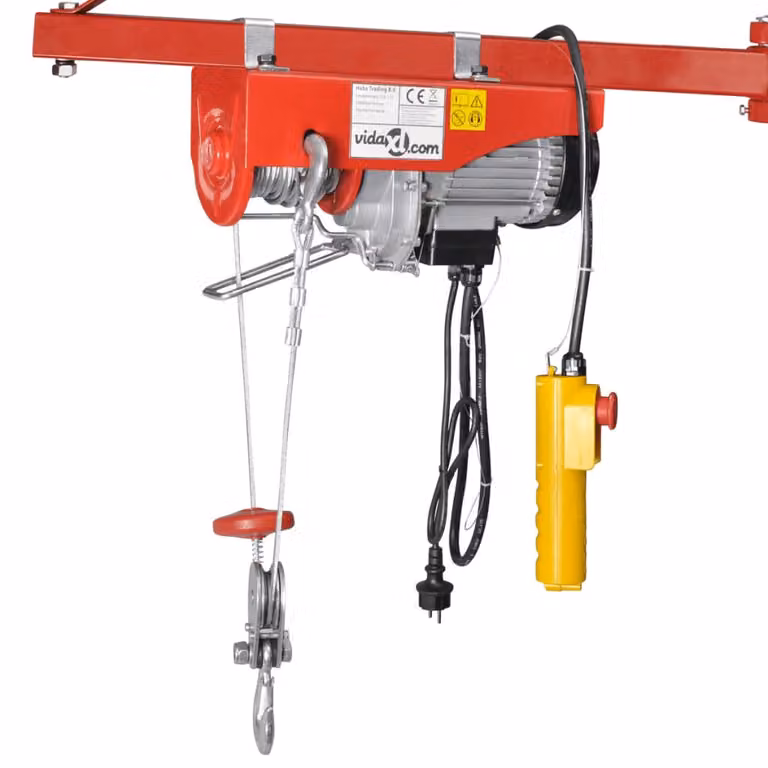 Paranco elettrico a fune 1000 W 300/600 kg