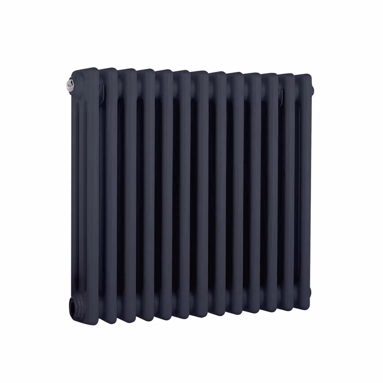 Radiatore Orizzontale a Colonne (3 Colonne) 500mm x 605mm - Blu (Regal Blu) - Regent