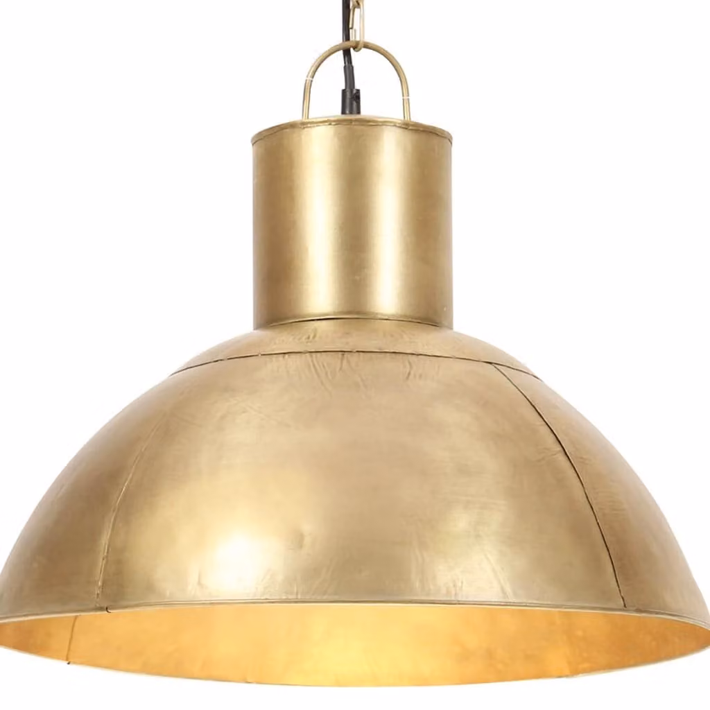 vidaXL Lampada a sospensione 25 W ottone rotonda 48 cm E27