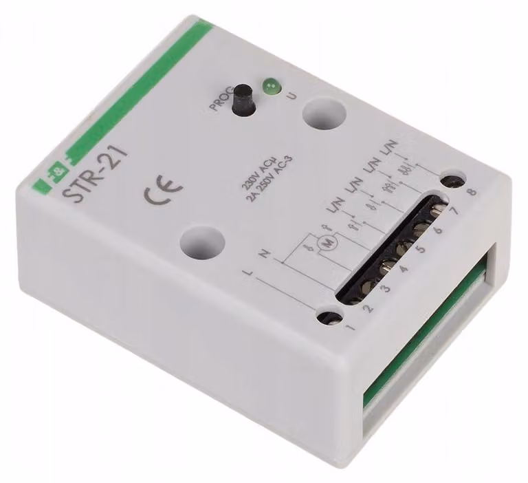 Comando a due pulsanti per tapparelle Comando per motore per tapparelle STR-21 230V F&F