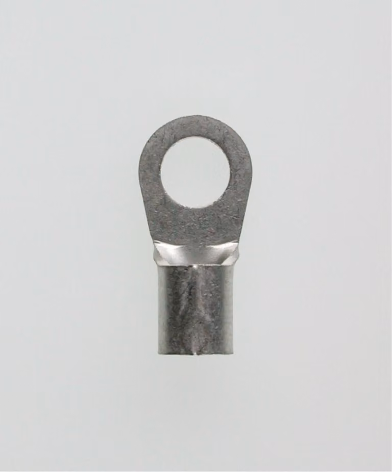 Capocorda a schiacciare DIN 46234 non isolato, forma ad anello, sezione 10 mm² - 1 pezzo