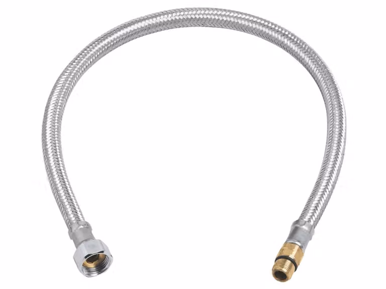 Grohe Europlus / K7 / Zedra tubo flessibile a pressione M12x1 x 3/8'' 530 mm per miscelatore lavello/lavabo cromo - 46322000