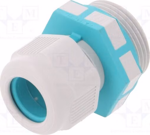 1 x Raccordo per cavo, grado di protezione IP68, 1,5 UL94V-2, modello THA.452.C1E, colore grigio, materiale: M25