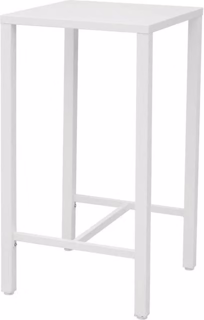 Tavolo da esterno Iseo Moia in acciaio bianco L/P: 60 x 60 cm – 1