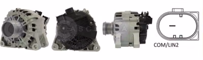 CASCO CAL15482AS - Alternatore/generatore LiMa da 120A, 12V, compatibile con: * FORD Fiesta Mk6 (berlina a 5 porte) (JA8, JR8) * FORD Focus III Turnier * FORD Kuga Mk2 (DM2) * FORD Focus III C-Max II