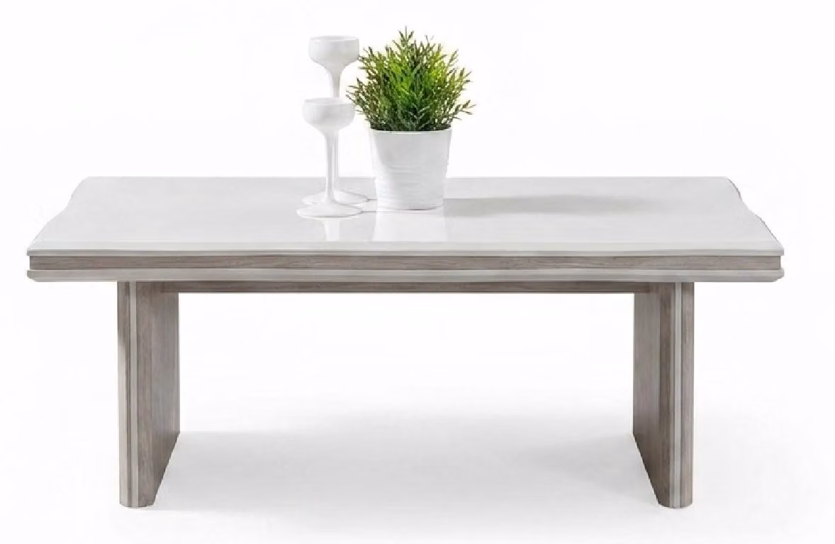 Tavolino da caffè beige, design moderno, elegante, tavolino ausiliario, tavolino per il soggiorno