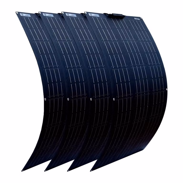Pannello solare, design flessibile, alta efficienza, 4pcs 100w