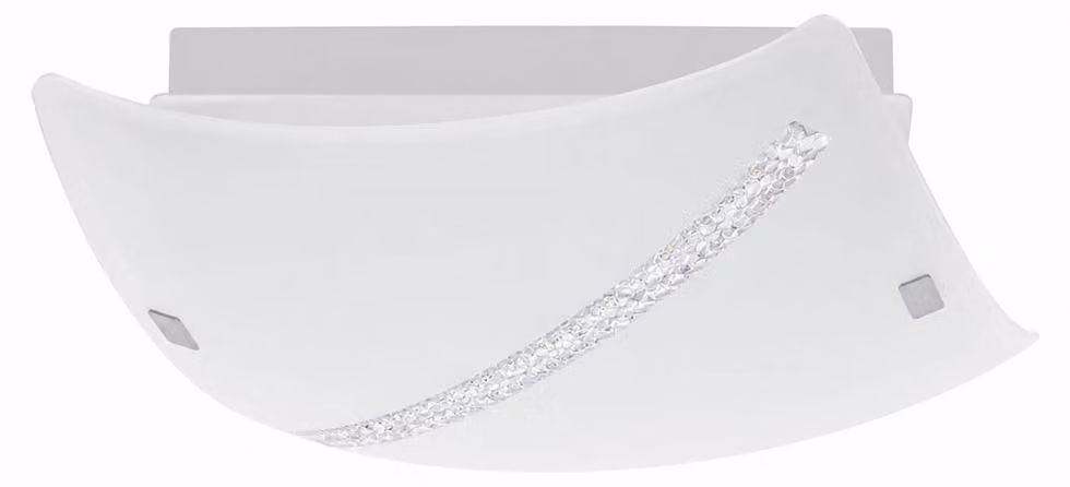 Eglo 31449 Osseja LED applique / plafoniera 16W acciaio bianco chiaro