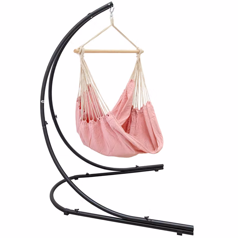 Sedia sospesa XXL con struttura da 210 cm - supporto per sedia sospesa in metallo
