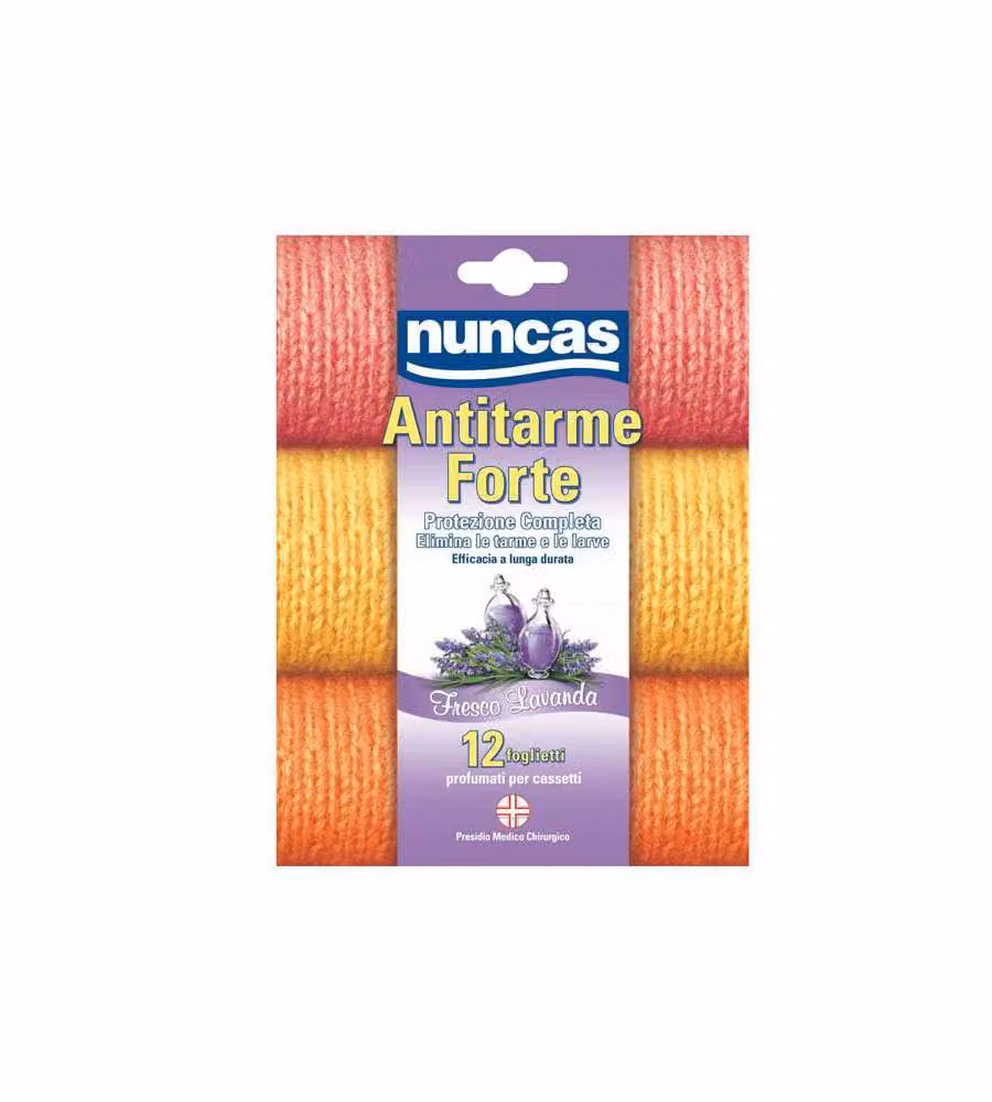 Antitarme Profumato Fresco Lavanda    Pz.12 Nuncas