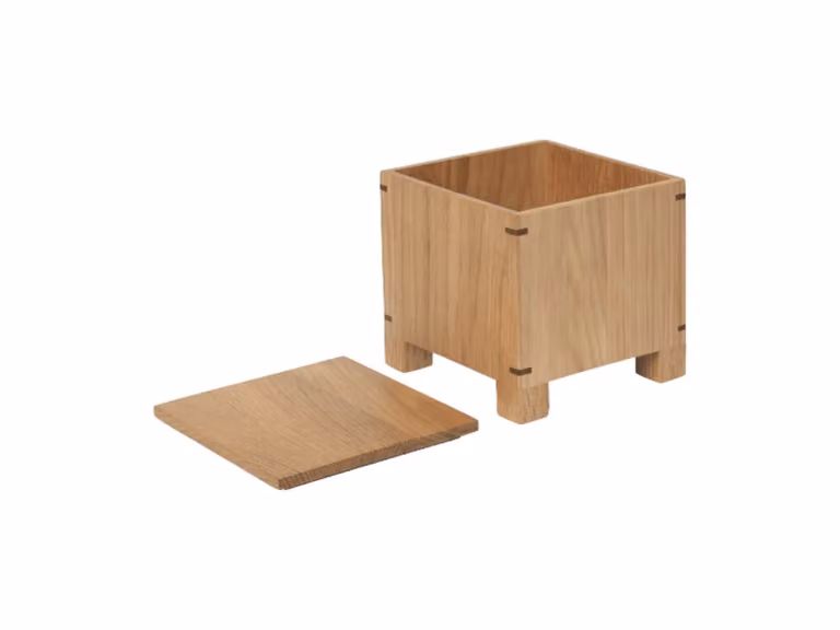 Bon Scatola per Aglio - Natural Oak