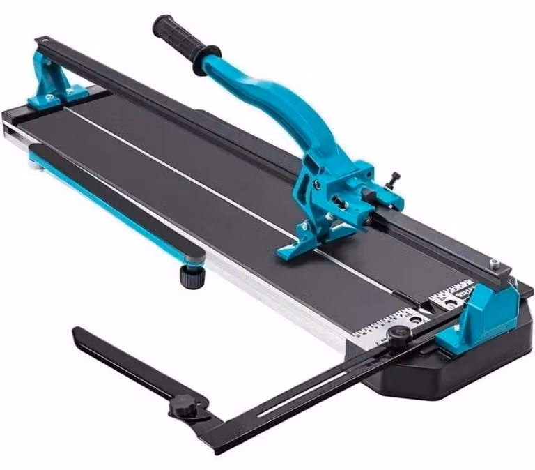 Tagliapiastrelle manuale - Tagliapiastrelle da 60 cm - Per piastrelle da 6–15 mm - Modello per impieghi gravosi - Guida laser a infrarossi - Verde militare