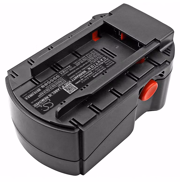 TECHTEK Batteria compatibile con [HILTI] SFL 24, TE 2-A, UH 240-A, WSC 55-A24, WSC 6.5, WSR 650-A, WSW 650-A sostituisce 24V B24, per B 24/2.0, per B