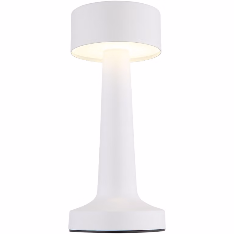 Lampada da tavolo senza fili con batteria ricaricabile Touch Dimmer Lampada da tavolo dimmerabile Bianco 58463W