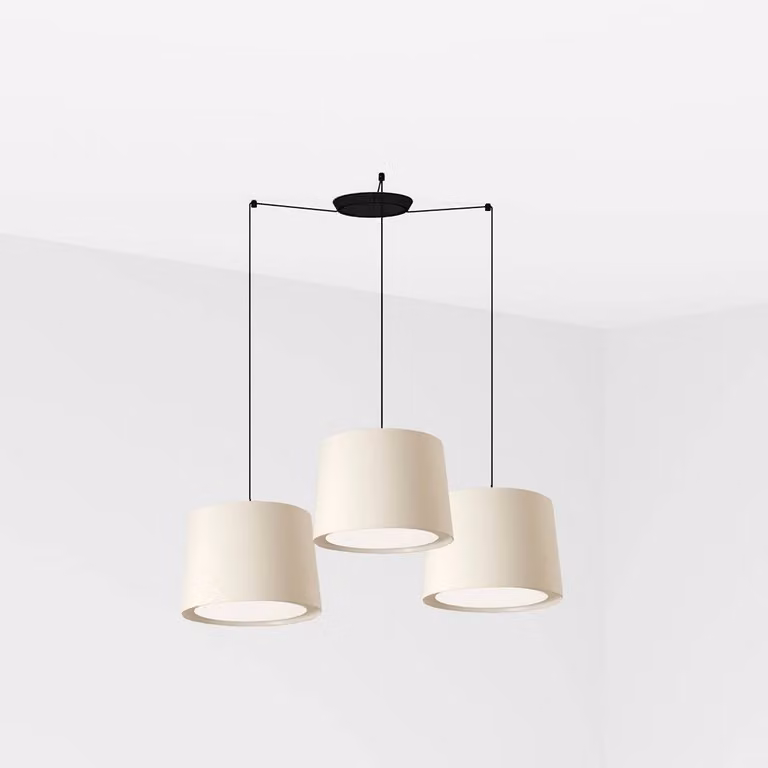 Faro Conga Nero Lampada a sospensione Ø500*350*Ø450 Lampade Bianche