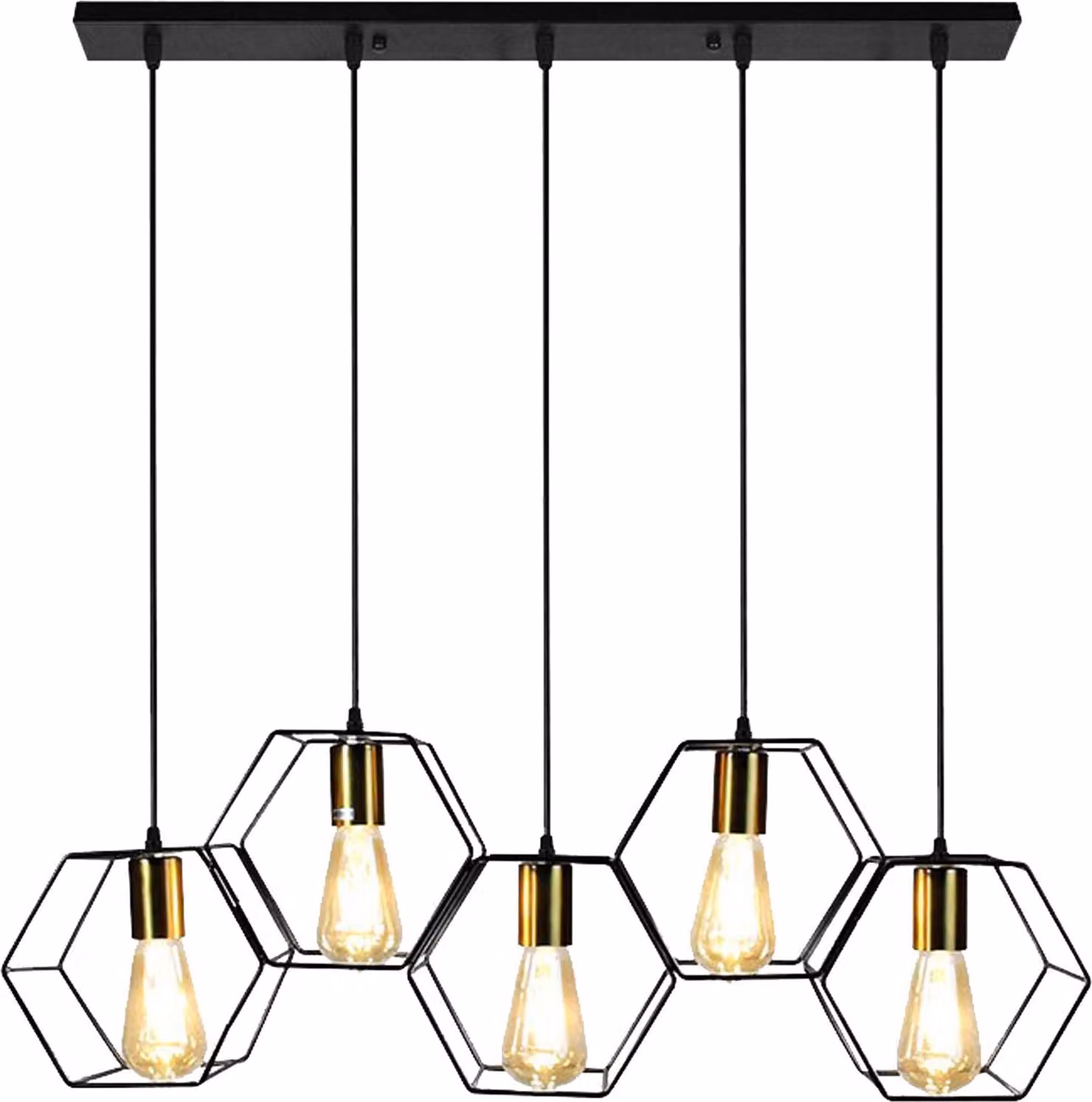 Lampada tooLight App1133-5Cp Black Gold