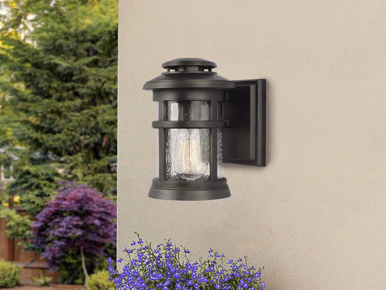 Applique da esterno nera E27 60W Newport Feiss