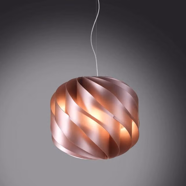 Sospensione 3 Luci Pink Metal in Metallo Cromato Cm. 72 x 70
